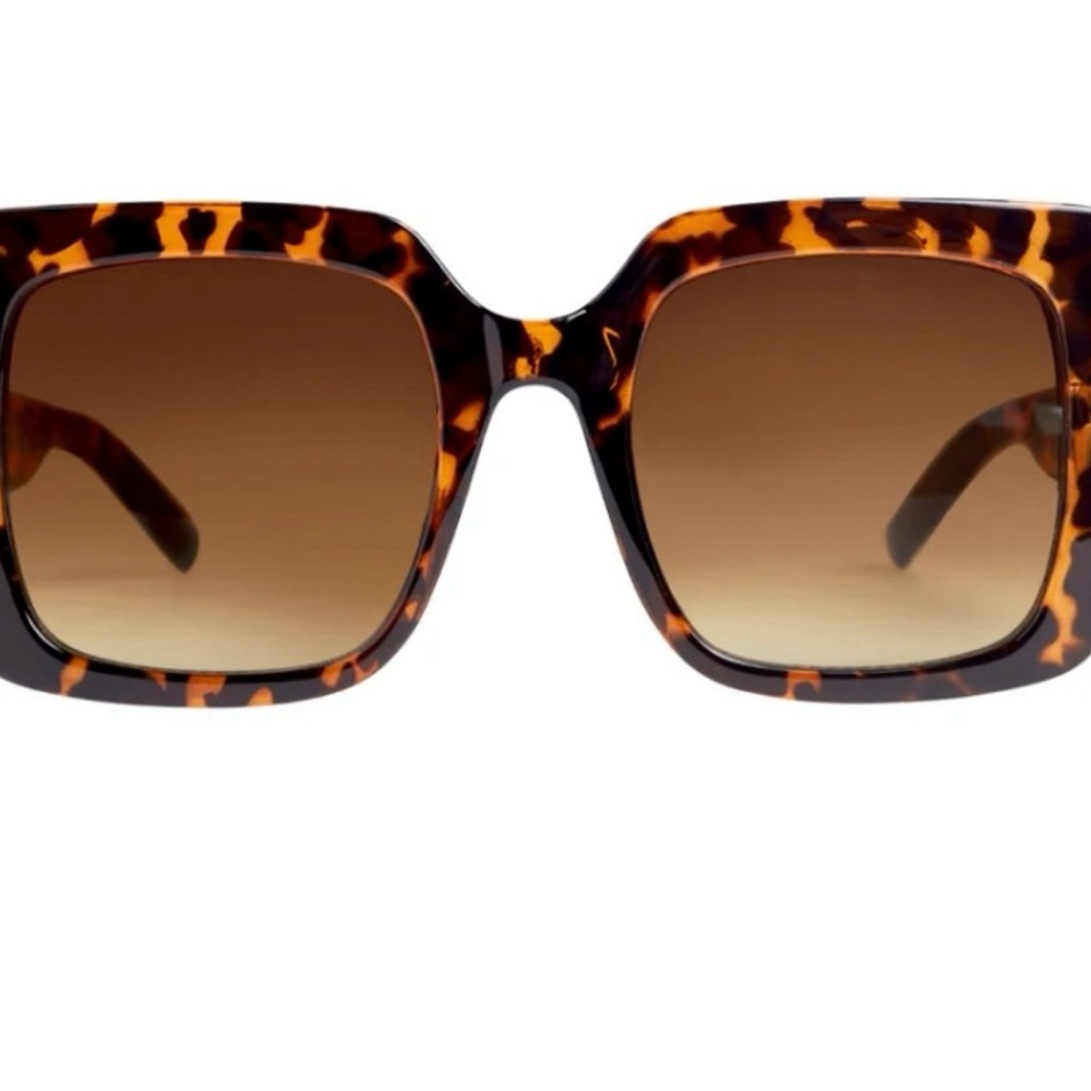 Rachel Zoe - Sophia Tortoise Shell Square Sunglasses